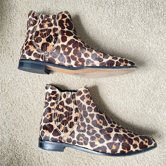 Rebecca Minkoff Madysin Too Leopard Booties - Picture 1 of 9